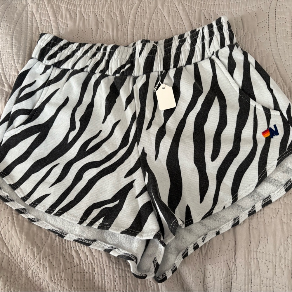 Aviator Nation Zebra Print Women's Shorts